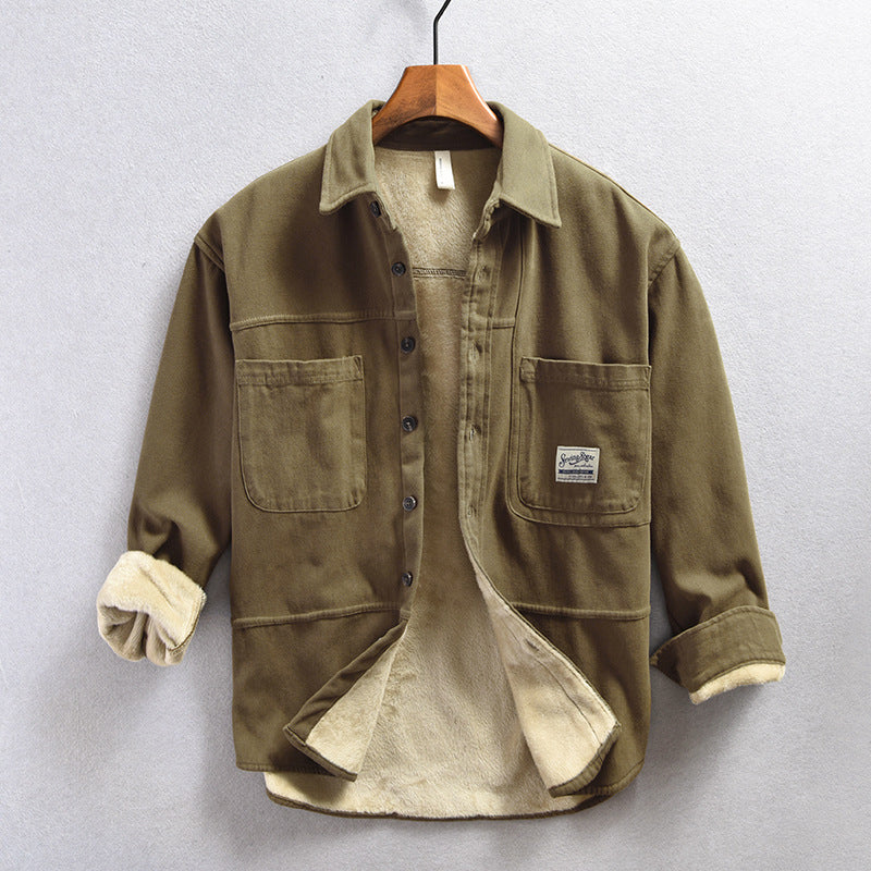 Hedge | Cargo Fleece lined Overshirt