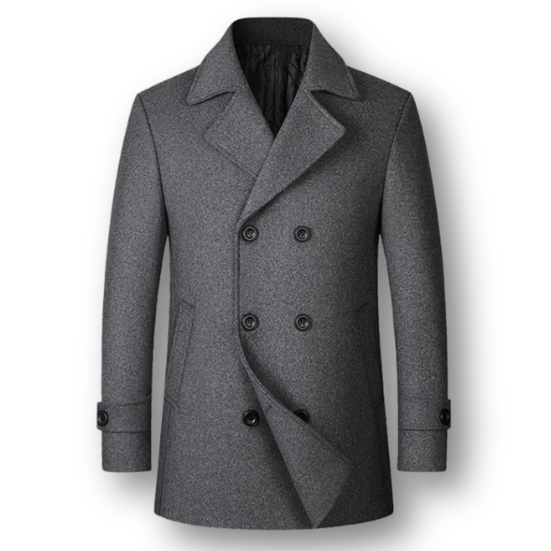 Preston | Classic Double Breasted Wool Coat
