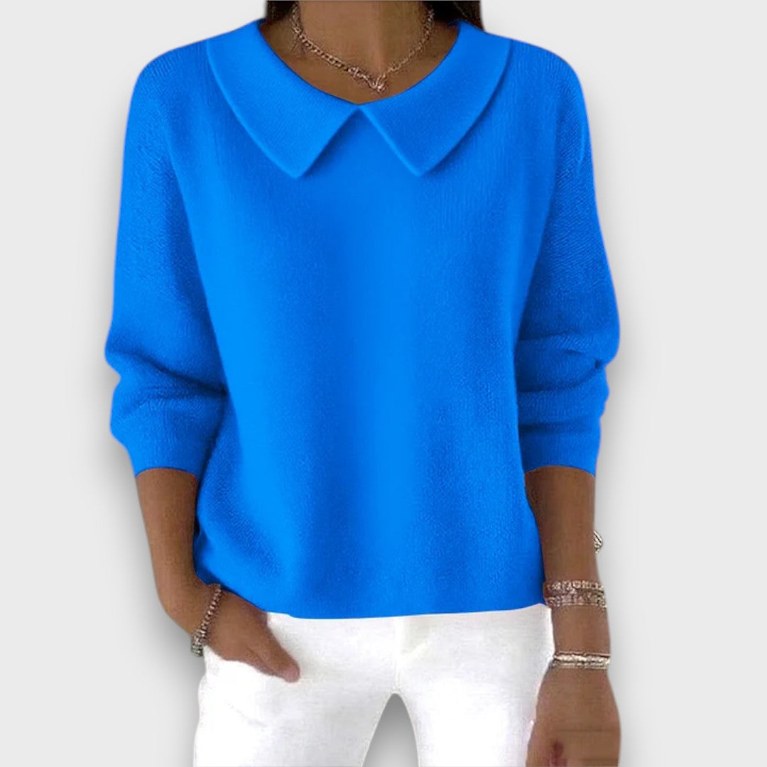 Evarielle – Pullover with Collar Detail