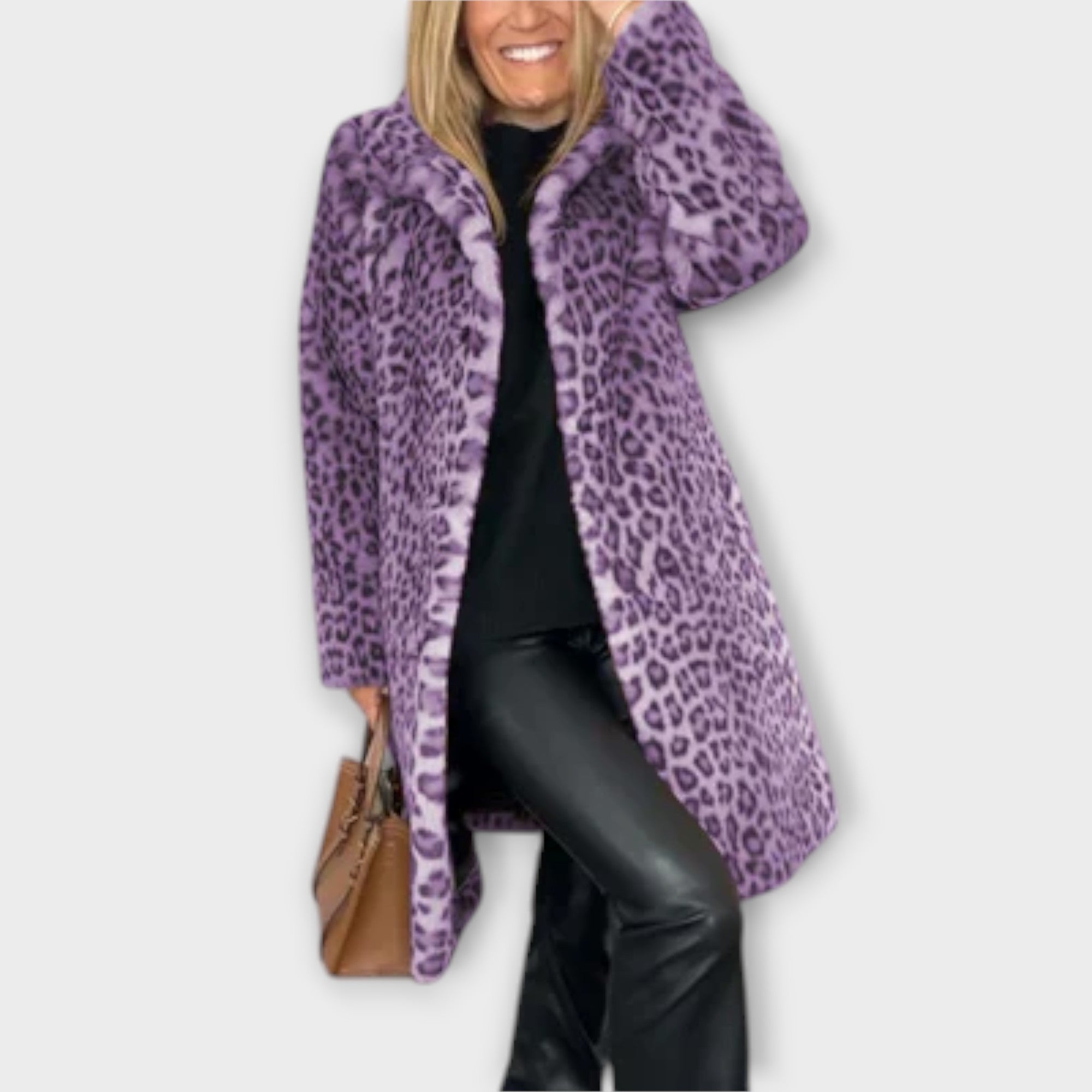 Avenira – Coat with Animal Print