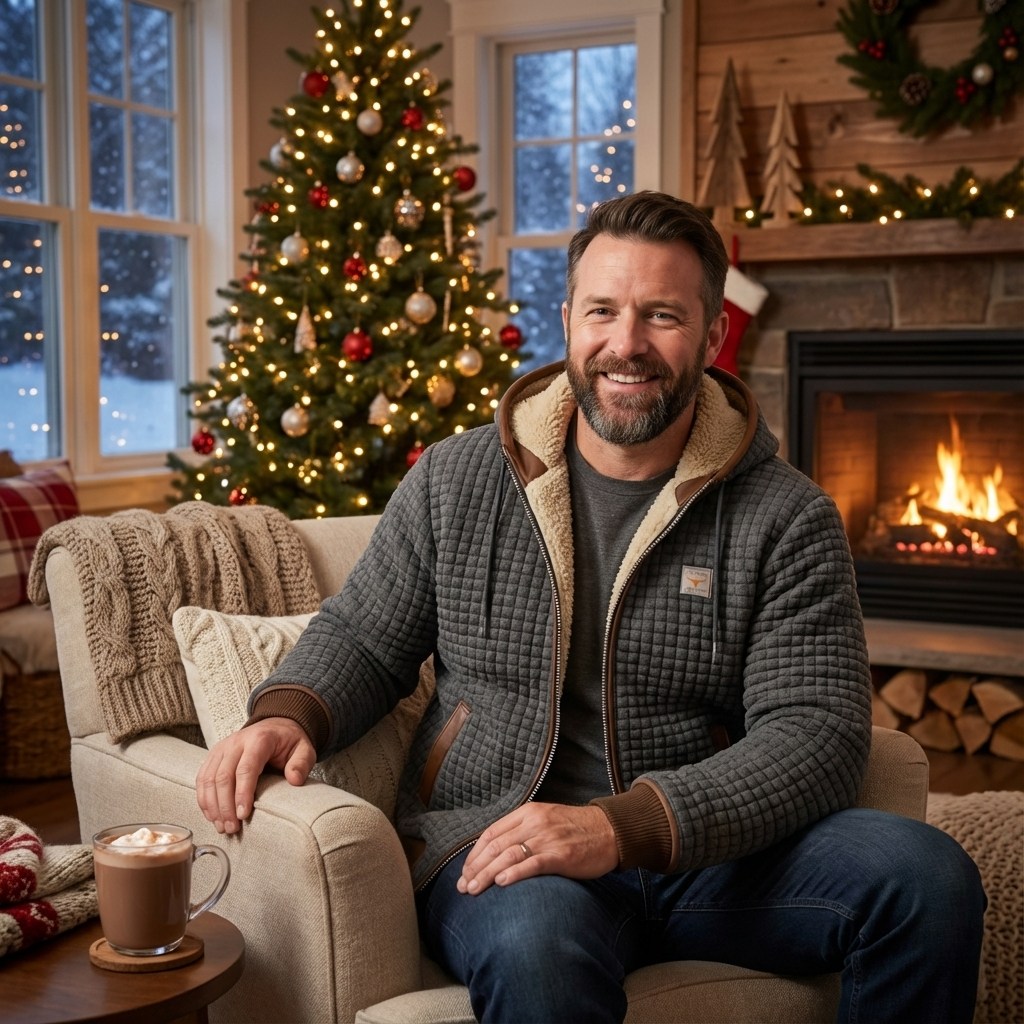 Jackson | Quilted Sherpa Lined Hoodie