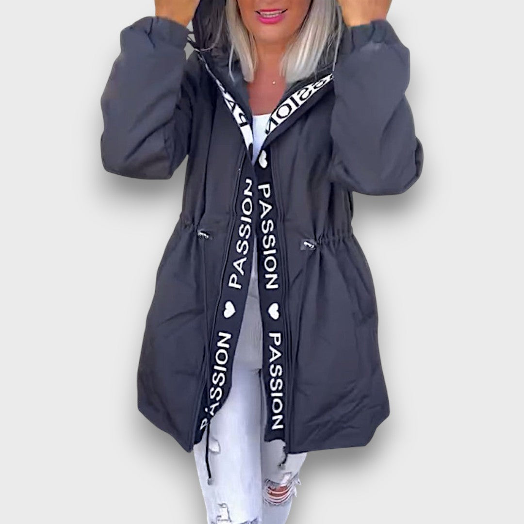 Vian – Casual zip-up hooded jacket