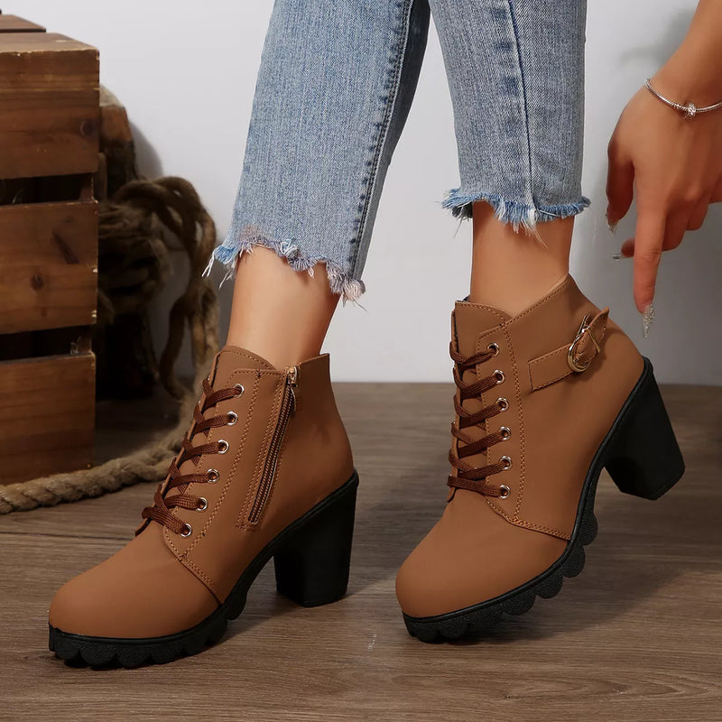 Harper™ | Stylish Block Heel Boots