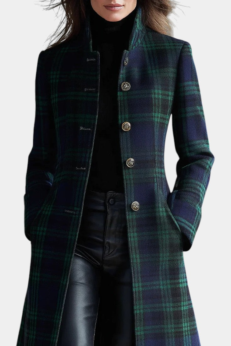Hayden Rebecca™ | Timeless Plaid Elegant Coat