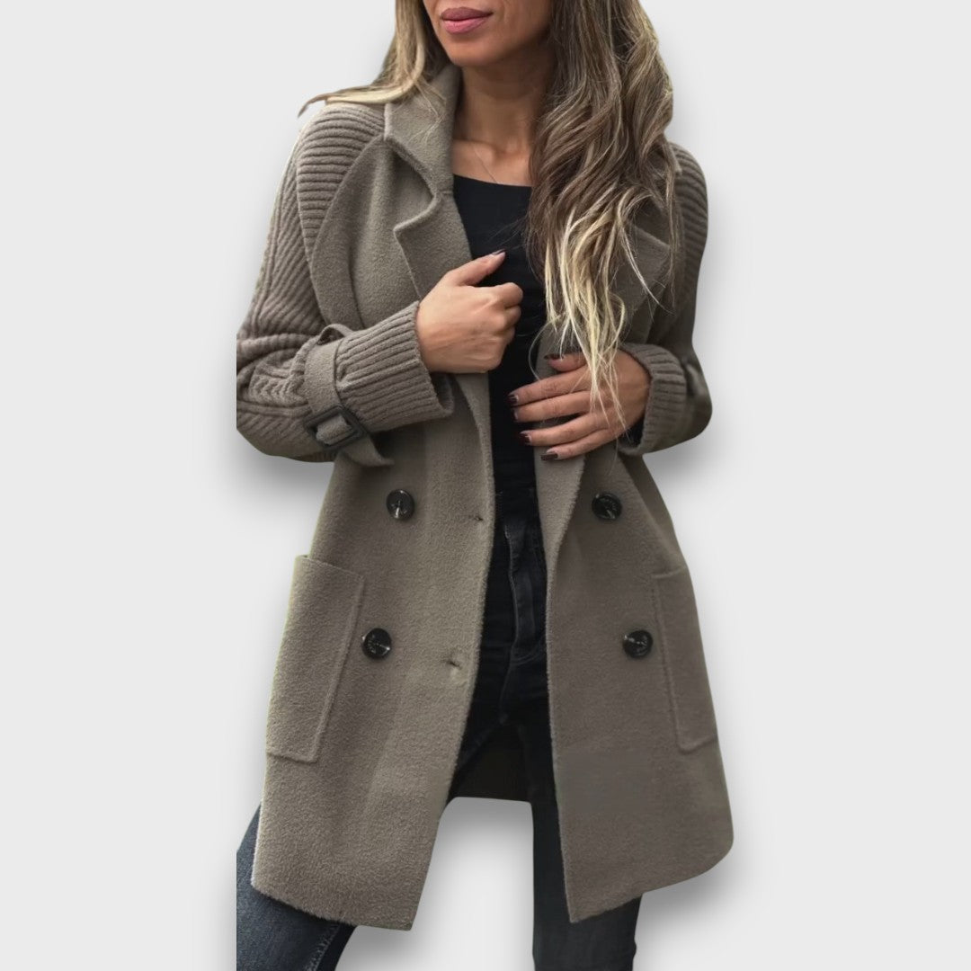 Mirela – Elegant Knit Coat