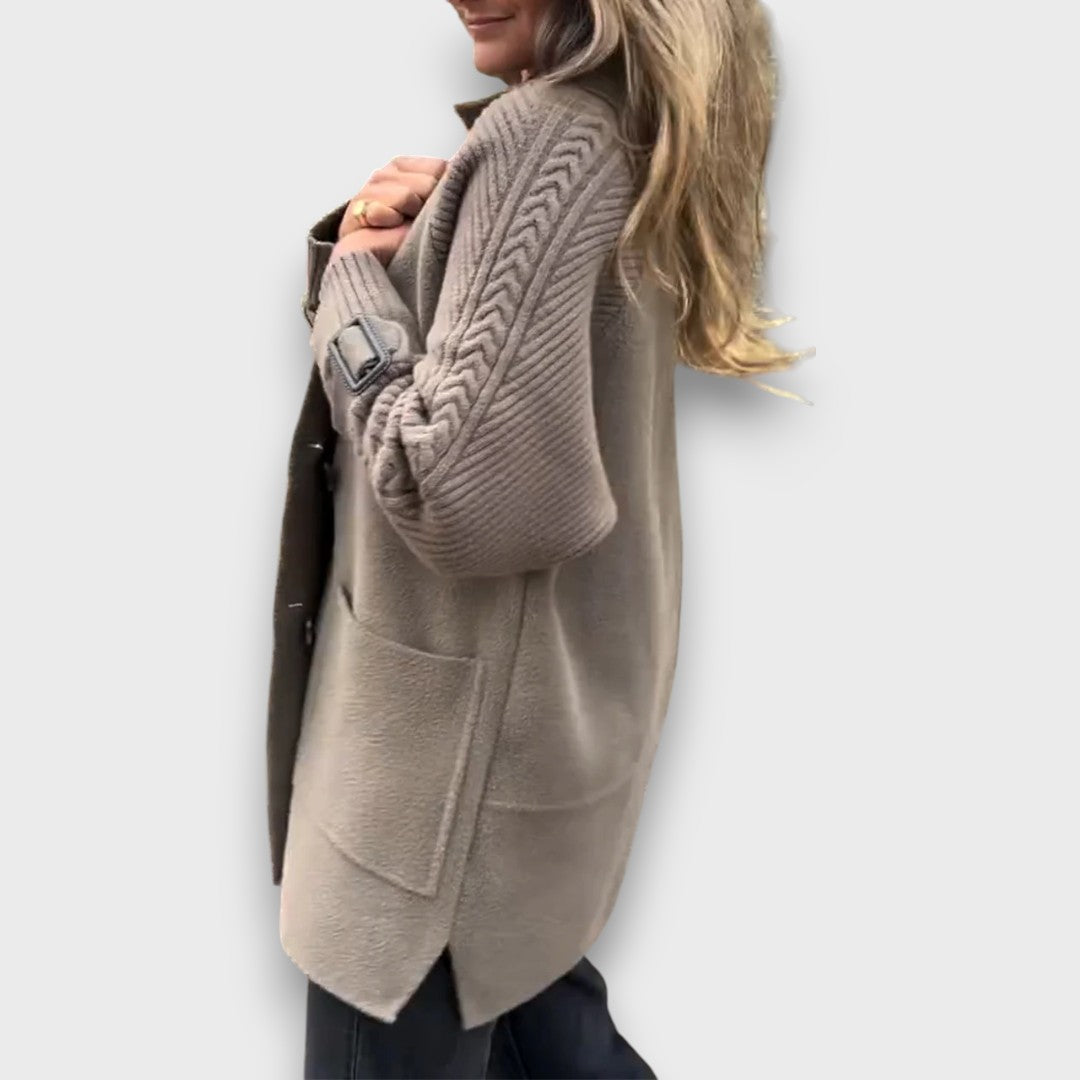 Mirela – Elegant Knit Coat