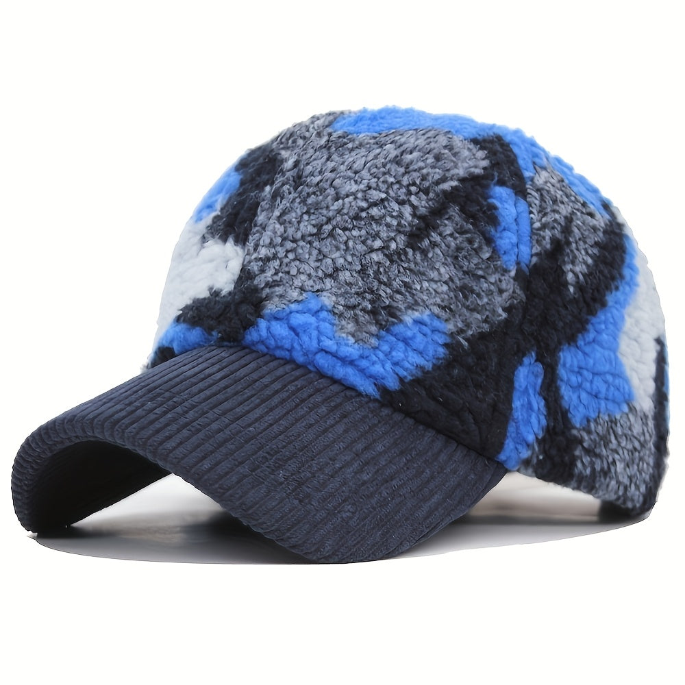 Sherpa-Fleece Camo Cap