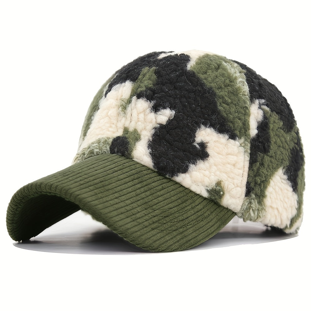 Sherpa-Fleece Camo Cap