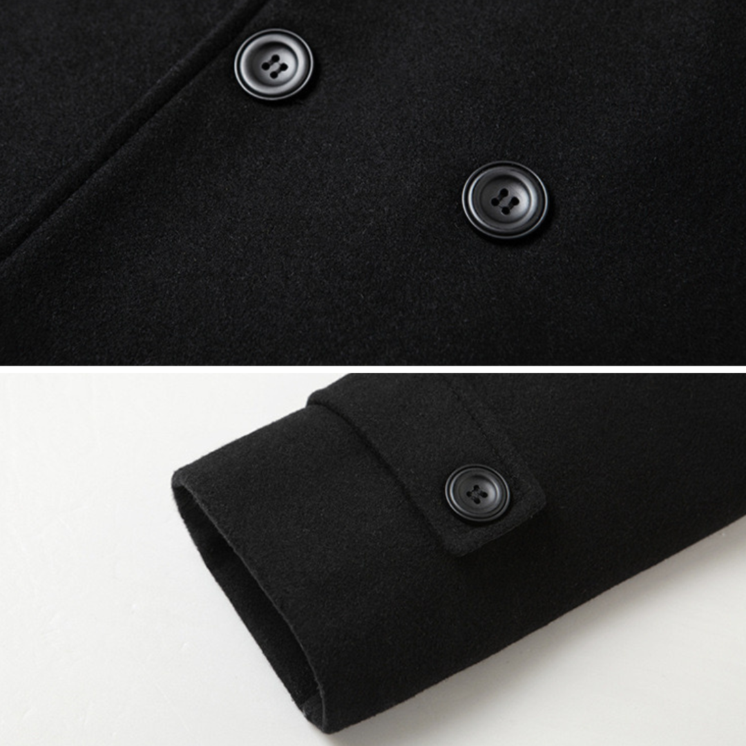Preston | Classic Double Breasted Wool Coat