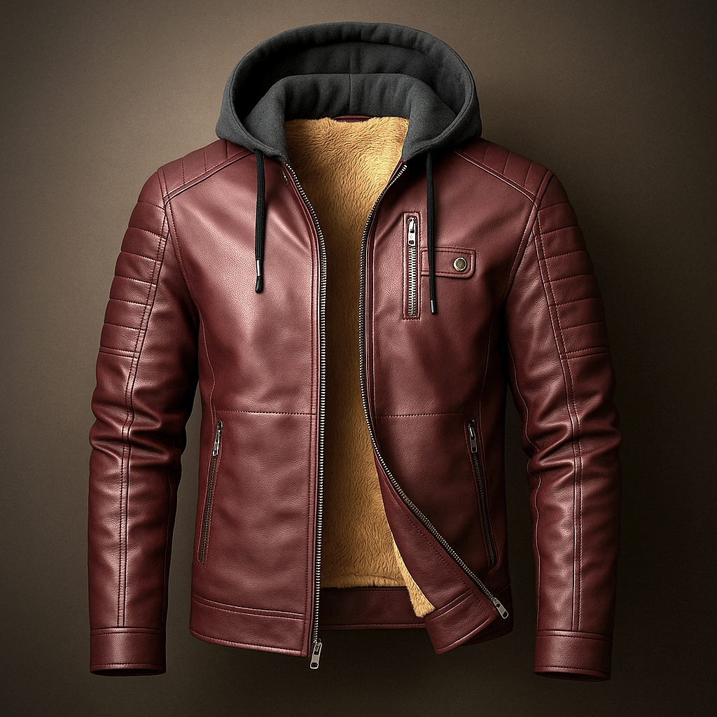 Colt Brookson Leather Hoodie