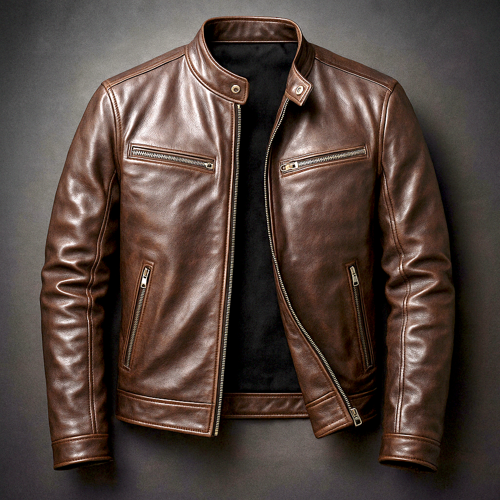Barger Vintage Leather Jacket X2