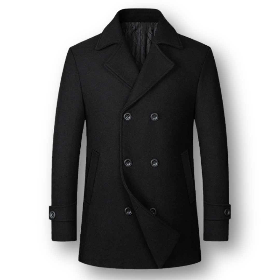 Preston | Classic Double Breasted Wool Coat