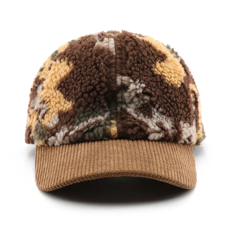 Sherpa-Fleece Camo Cap