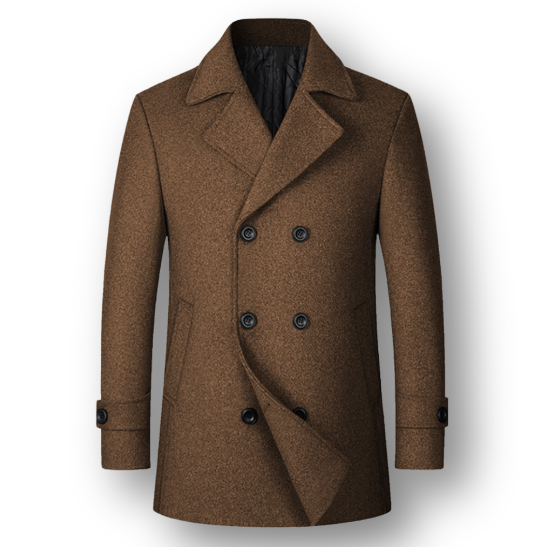Preston | Classic Double Breasted Wool Coat