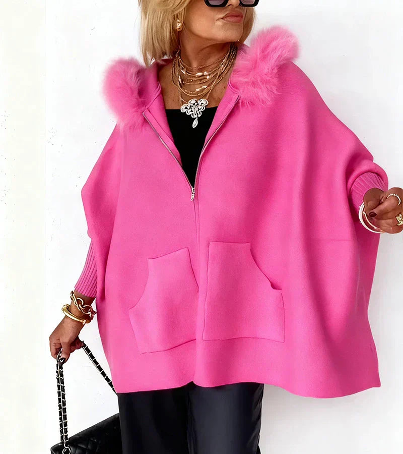Arabelle™ | Casual Hooded Coat with Fur Collar