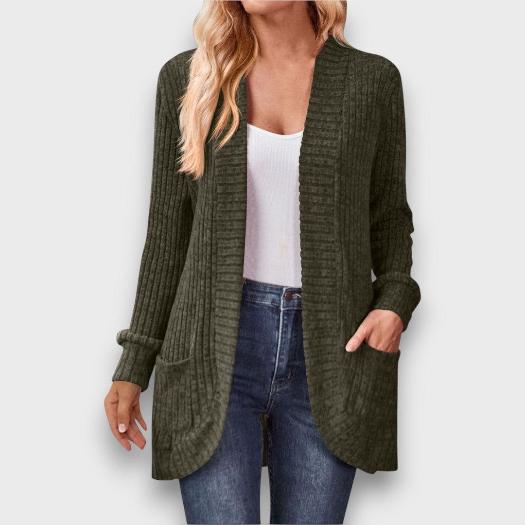 Serenya – Classic Pocket Cardigan