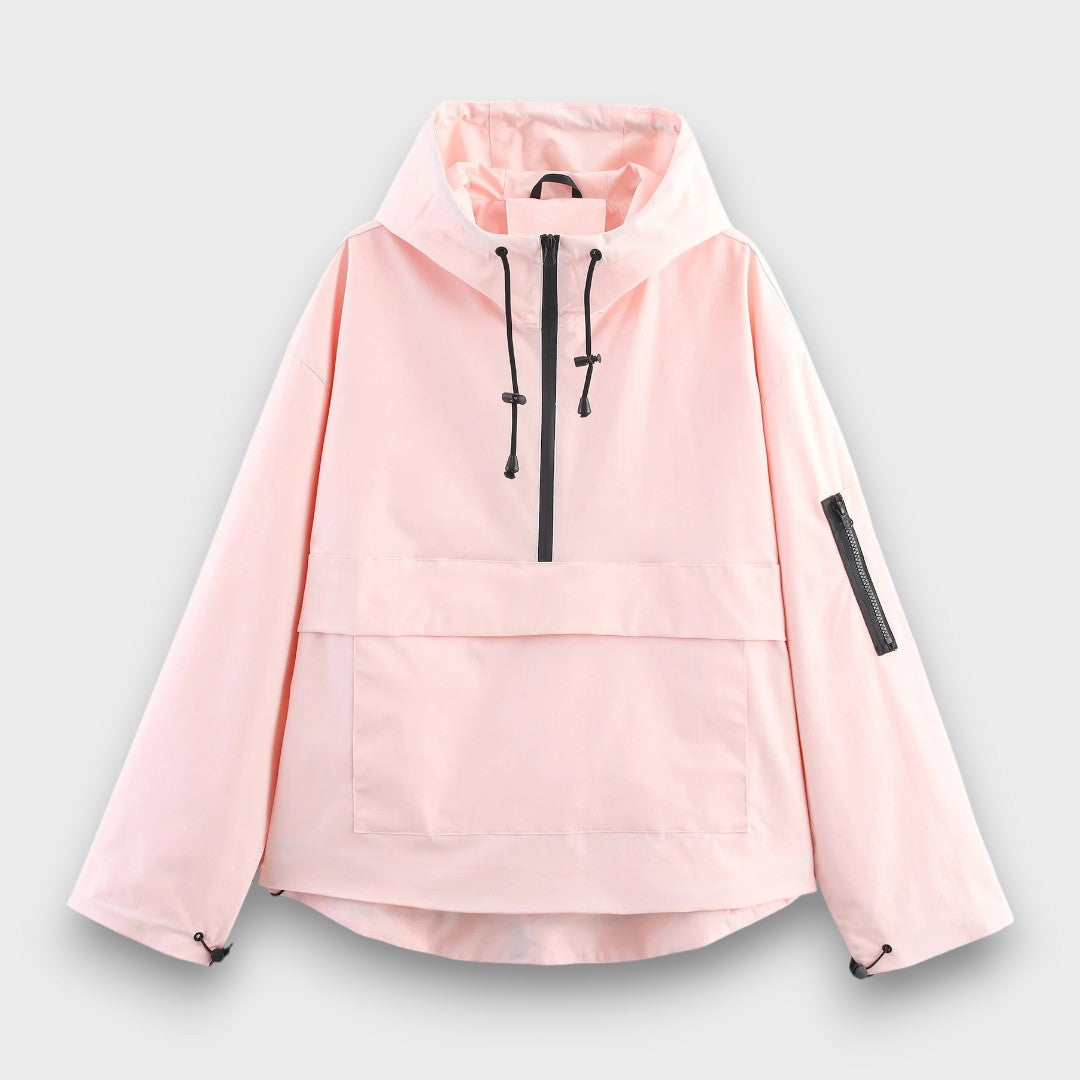 Saren – Cozy hooded windproof jacket