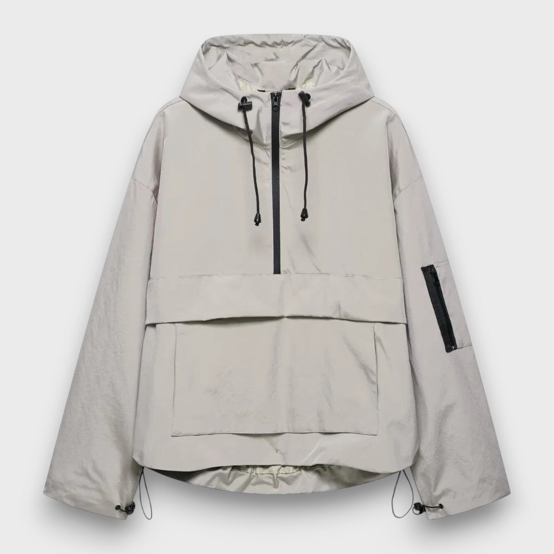 Saren – Cozy hooded windproof jacket