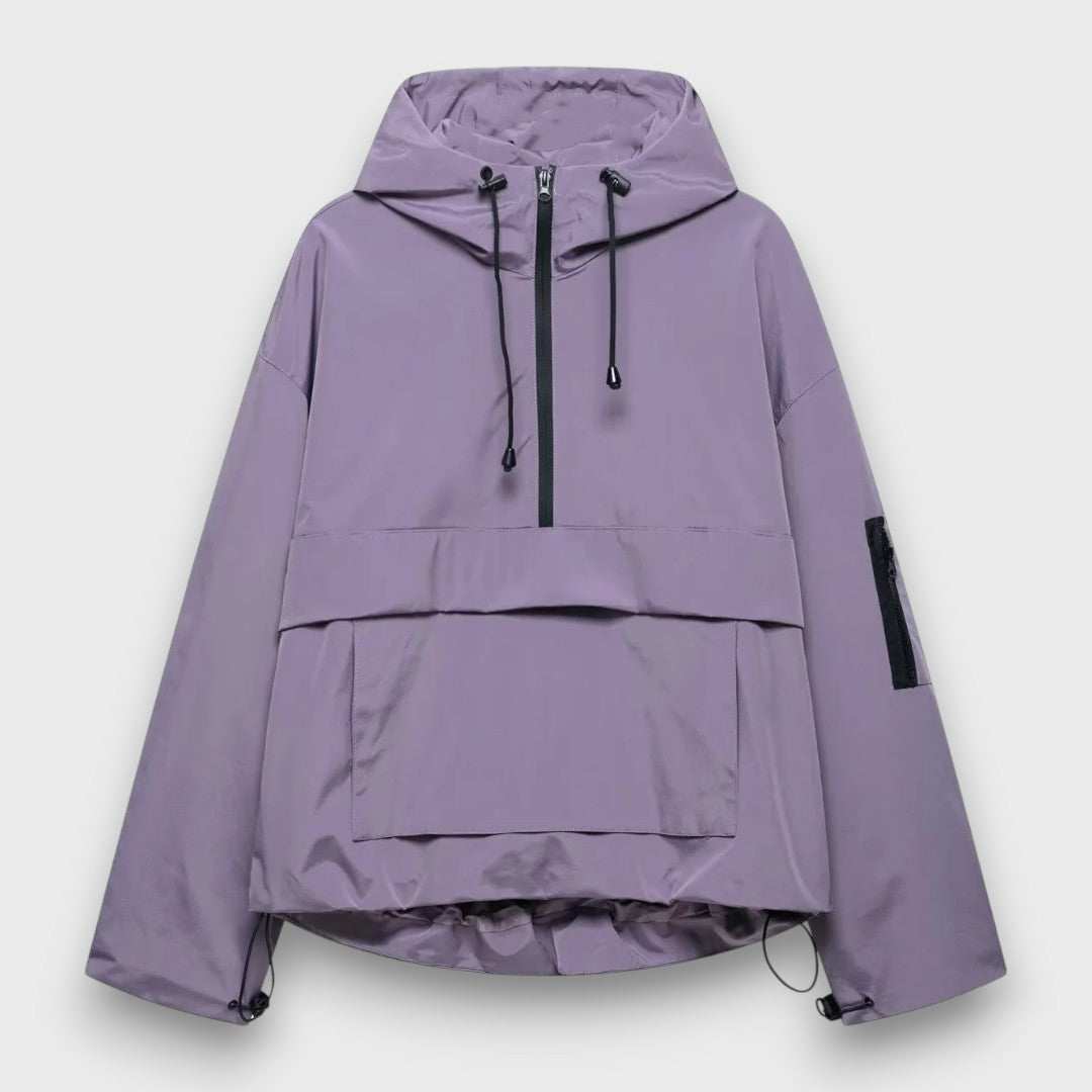 Saren – Cozy hooded windproof jacket