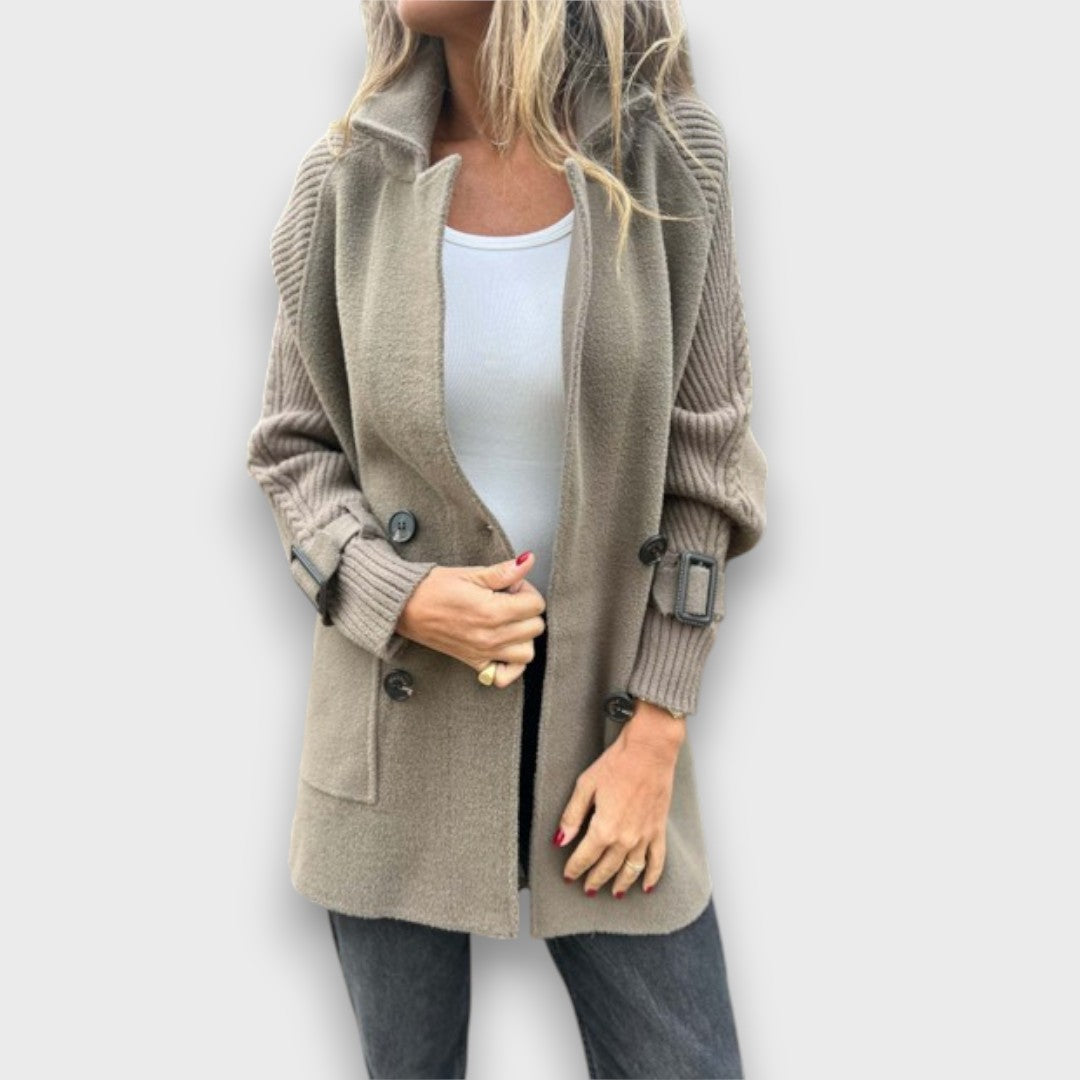 Mirela – Elegant Knit Coat