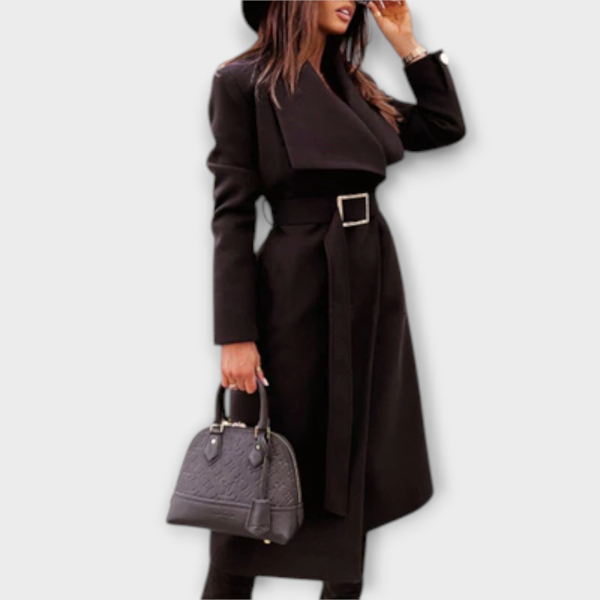 Harvielle – Tailored Coat with Belt