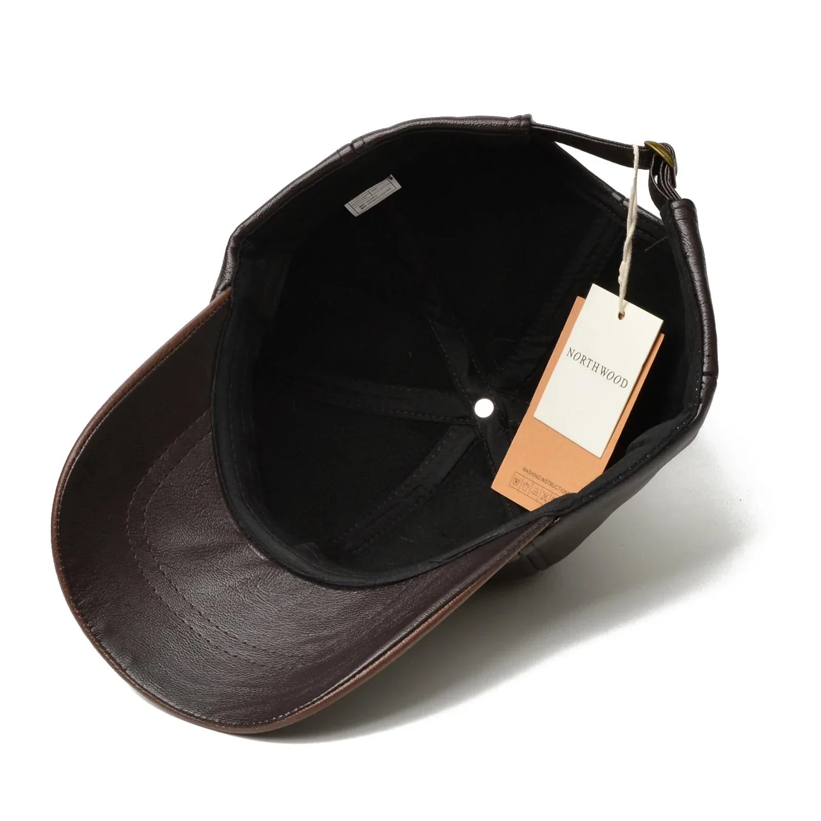 Premium Leather Six-Panel Cap