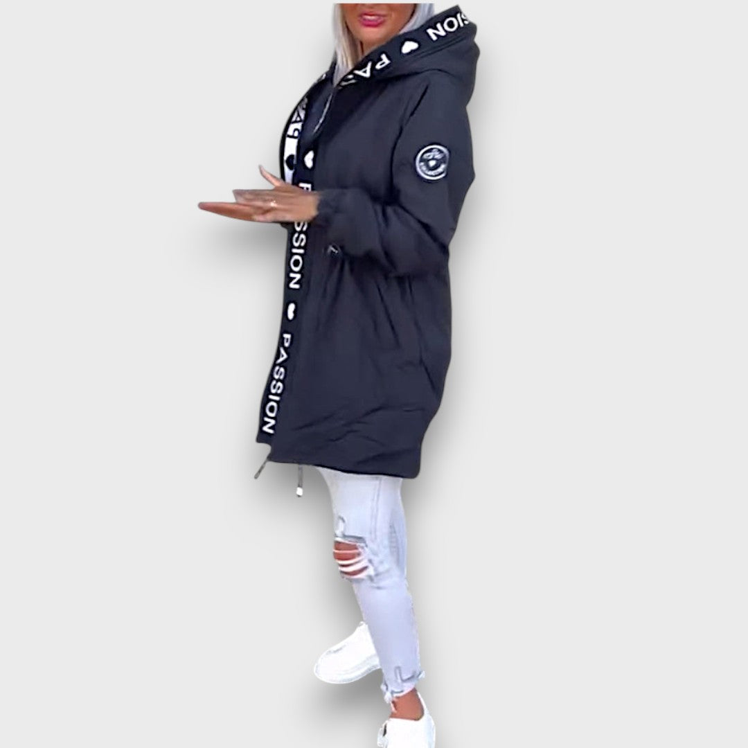 Vian – Casual zip-up hooded jacket