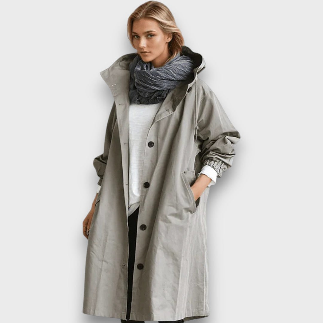 Erianna – Elegant Rain Trench
