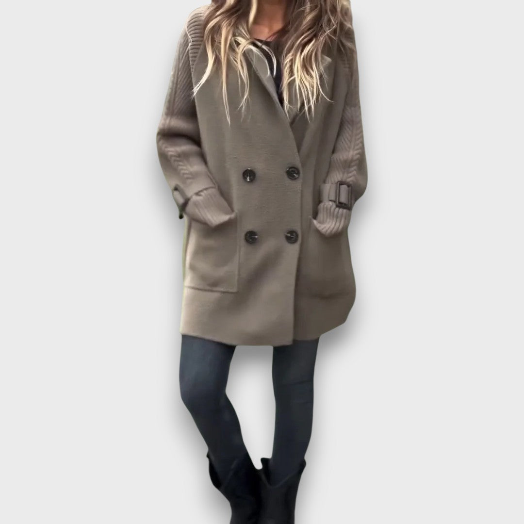 Mirela – Elegant Knit Coat