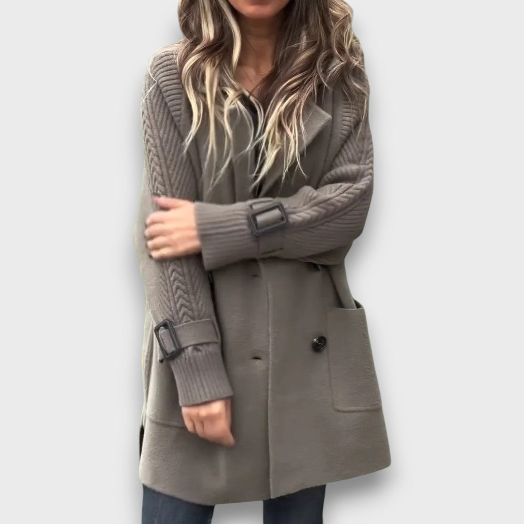 Mirela – Elegant Knit Coat