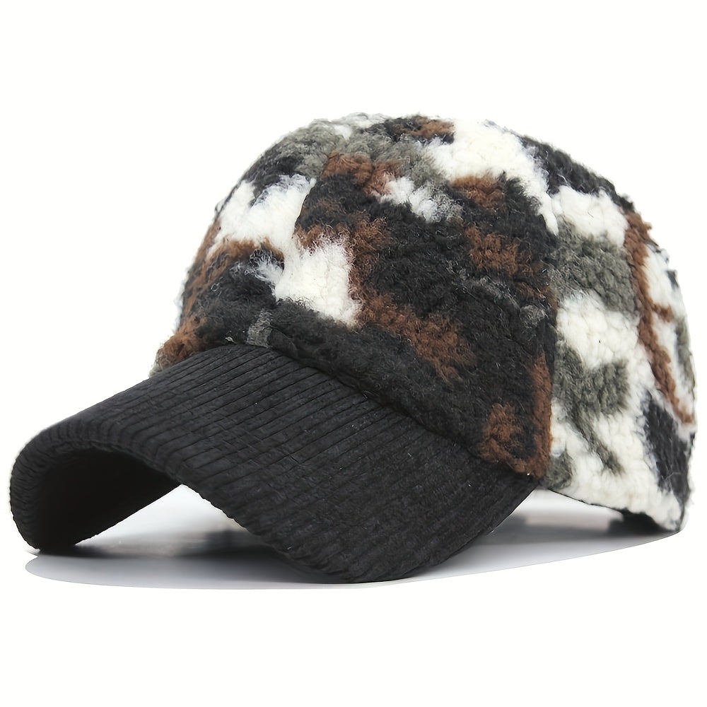 Sherpa-Fleece Camo Cap